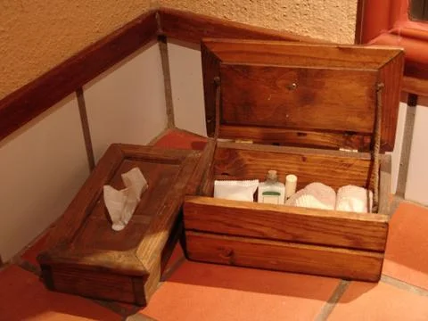 Bathroom set Stock Photos