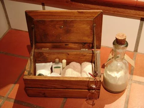 Bathroom set Stock Photos