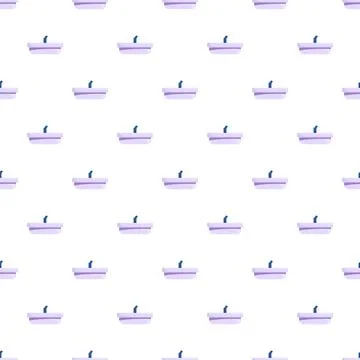 Bathroom sink faucet pattern with flat design style イラスト素材