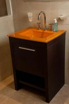 Bathroom sink Stock Photos