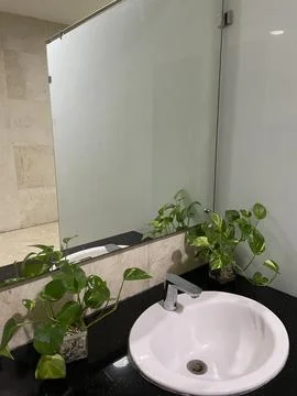 Bathroom sink Stock Photos