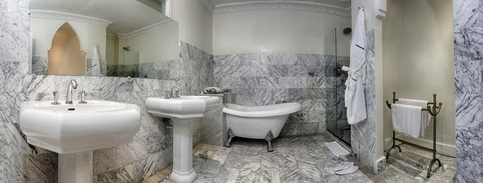 Bathroom of suite Stock Photos