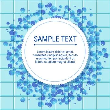 Bathroom tile background Illustrazione stock