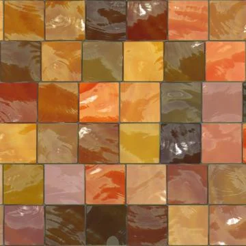 Bathroom tiles Stock Illustration