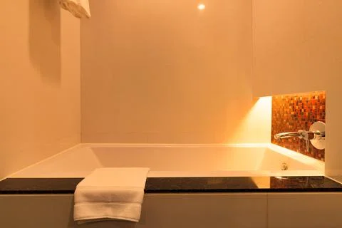 Bathroom towel Stock Photos