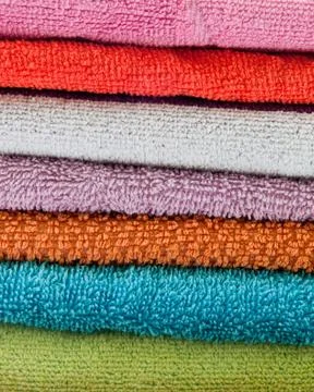 Bathroom towels Stock-Fotos
