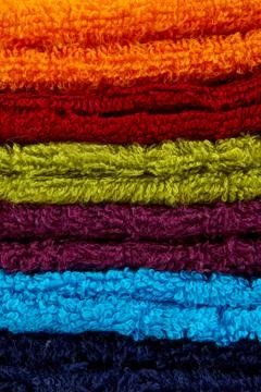 Bathroom towels Stock Photos