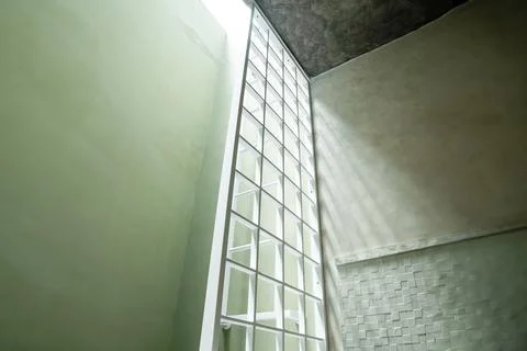 Bathroom wall divider or partition Stock-Fotos