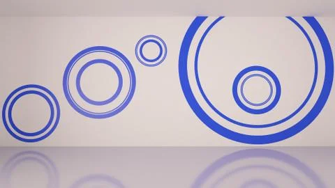 Bathroom wall Stock Illustration