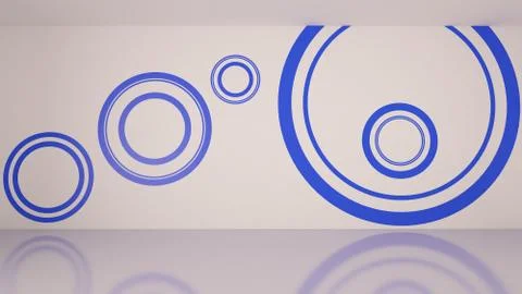 Bathroom Wall Stock Illustration