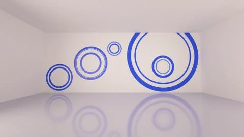 Bathroom Wall Stock Illustration