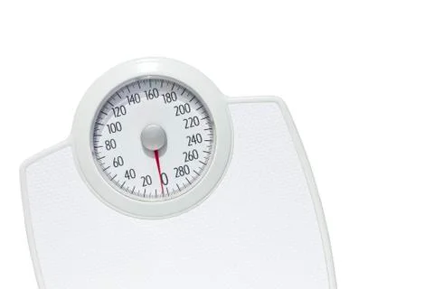 Bathroom weight scale Foto stock