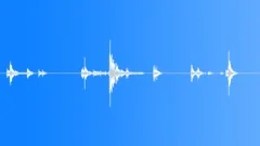 Bathroom wood open close from outside distant Sound Effect