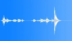 Bathroom wood open close from outside distant Sound Effect