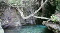 Baths of Aphrodite in Latchi village, Cyprus HD Footage