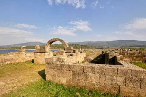 Baths of Bande. Stock Photos