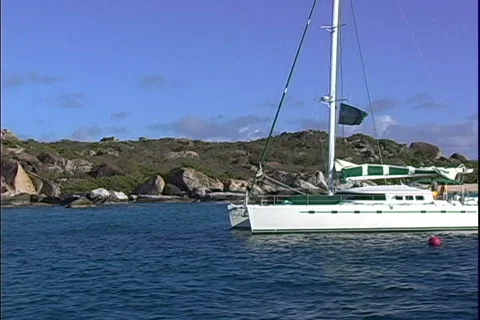 Baths &amp; Catamaran-pov Video stock 816308