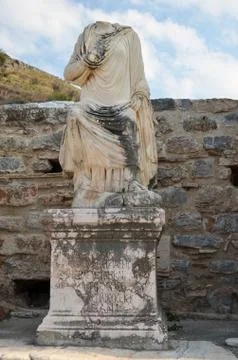 Baths of scholastica, ephesus Stock Photos