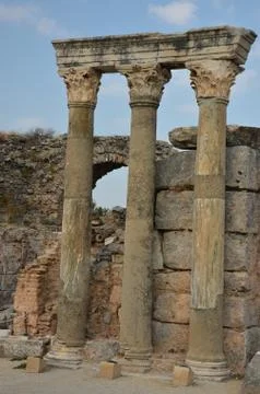 Baths of scholastica, ephesus Stock Photos