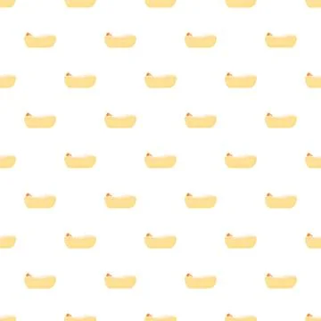 Bathtub with bubbles seamless pattern for bathroom design Illustrazione stock