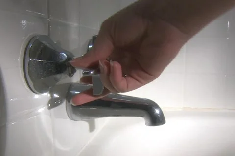 Bathtub Faucet Stock Footage 753311