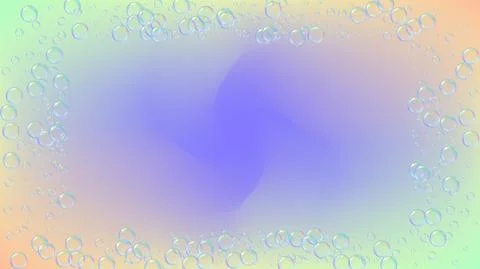 Bathtub foam. Detergent soap bubble and suds for bath. Shampoo. Stock Illustration