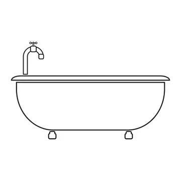 Bathtub icon Stock Illustration