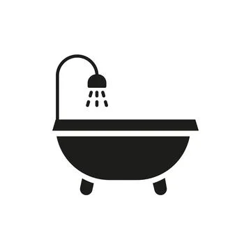 Bathtub icon vector design templates simple and modern Stock Illustration