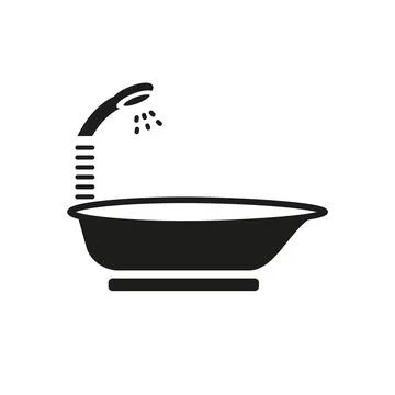 Bathtub icon vector design templates simple and modern Stock Illustration