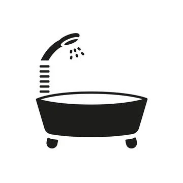 Bathtub icon vector design templates simple and modern Stock Illustration