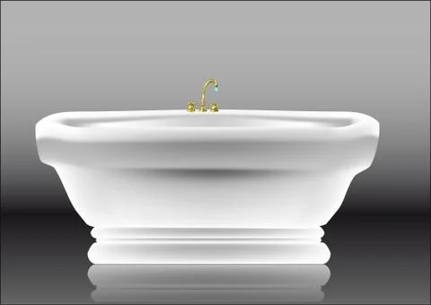Bathtub Stock Illustration