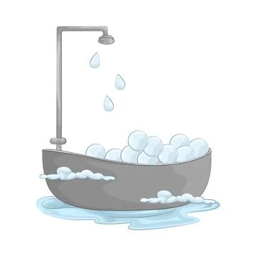 Bathtub Illustration Stock-Illustration