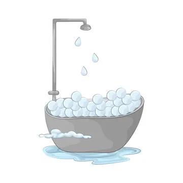 Bathtub Illustration Stock Illustration