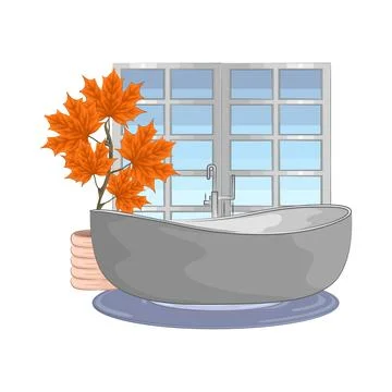 Bathtub Illustration Stock Illustration