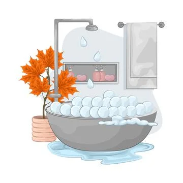 Bathtub Illustration Stock Illustration