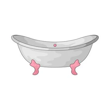Bathtub illustration Stock Illustration