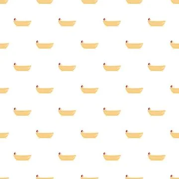 Bathtub pattern repeating for hygiene and relaxation concept 스톡 일러스트