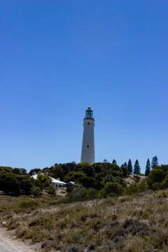Bathurst Lighthouse one of two lighthouses on Rottnest Island, Western Australia Foto stock