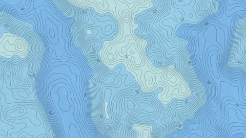 Bathymetric Map Stock Footage 340904428