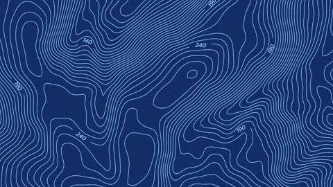 Bathymetric Map Stock Footage 340904519