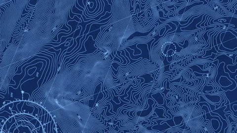 Bathymetric Map Stock-Footage 340904584