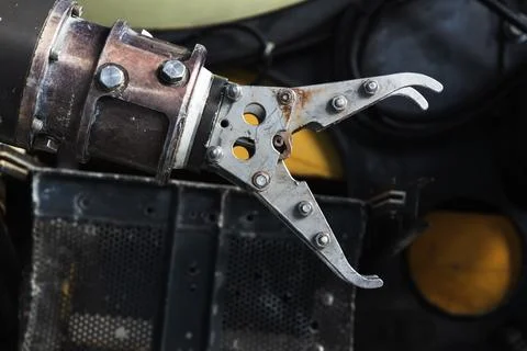 Bathyscaphe mechanical arm, close up Stock Photos