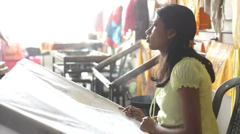 Batic manufacture Video stock 1175348