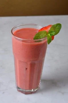 Batido rojo Stock Photos