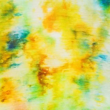 Batik - abstract yellow spotted pattern on silk batik - abstract yellow sp... Stock Photos