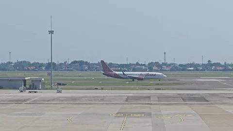 Batik Air fleet Stock Footage 324599788