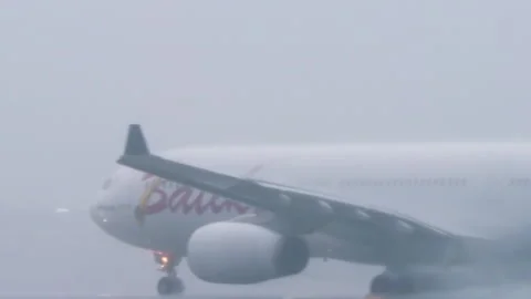 Batik Air Malaysia take off Stock Footage 314618091