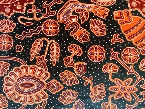 Batik art from various 写真素材