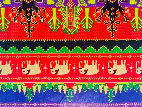 Batik art from various 스톡 사진