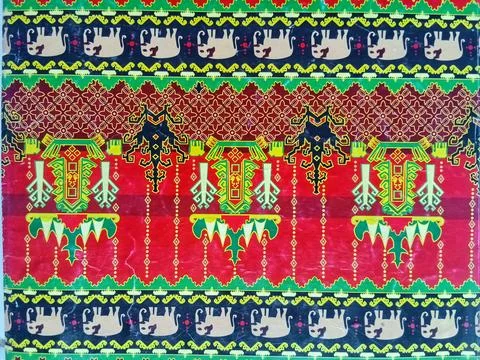 Batik art from various 스톡 사진